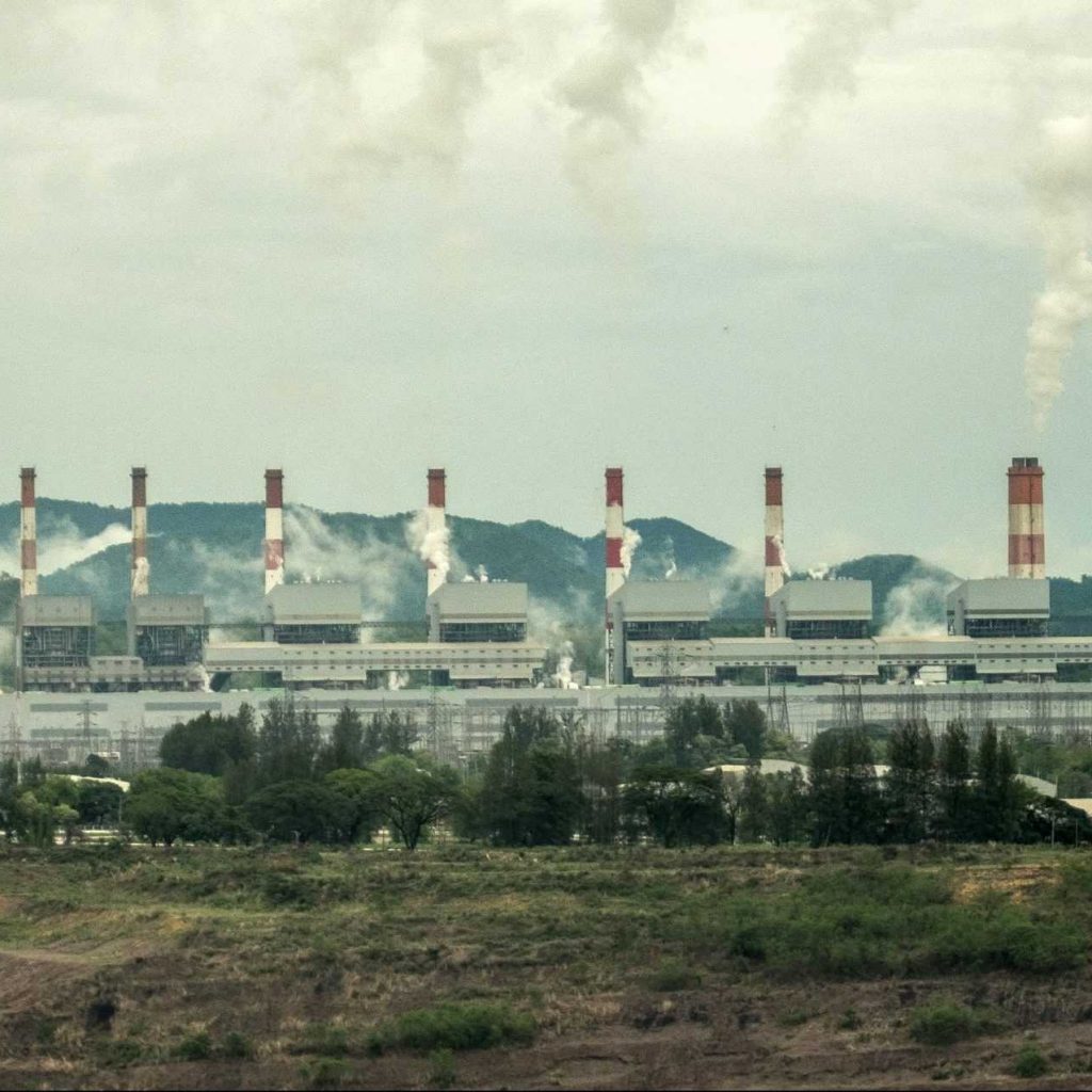The Mae Moh coal-fired power plant is the largest of its kind in Thailand. It's also the site of a large open-pit lignite coal mine.