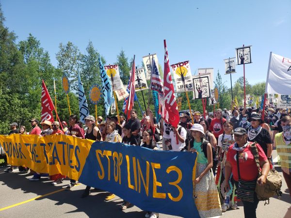 Indigenous Water Protectors File Lawsuit Against Minn. Sheriff to Stop Police Blockade of Camp at Line 3