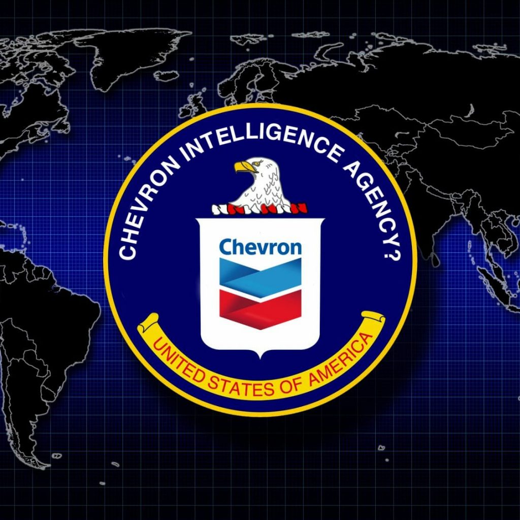 Is Chevron too close to the CIA?