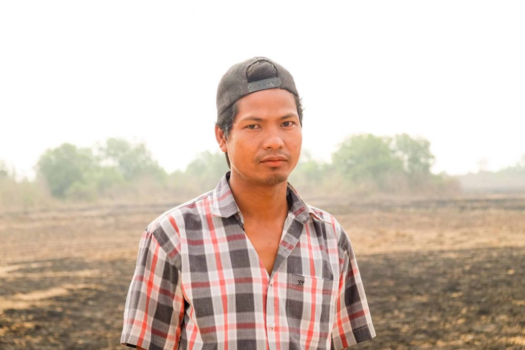 One of the 33 farmers near the Thilawa Special Economic Zone in Myanmar.