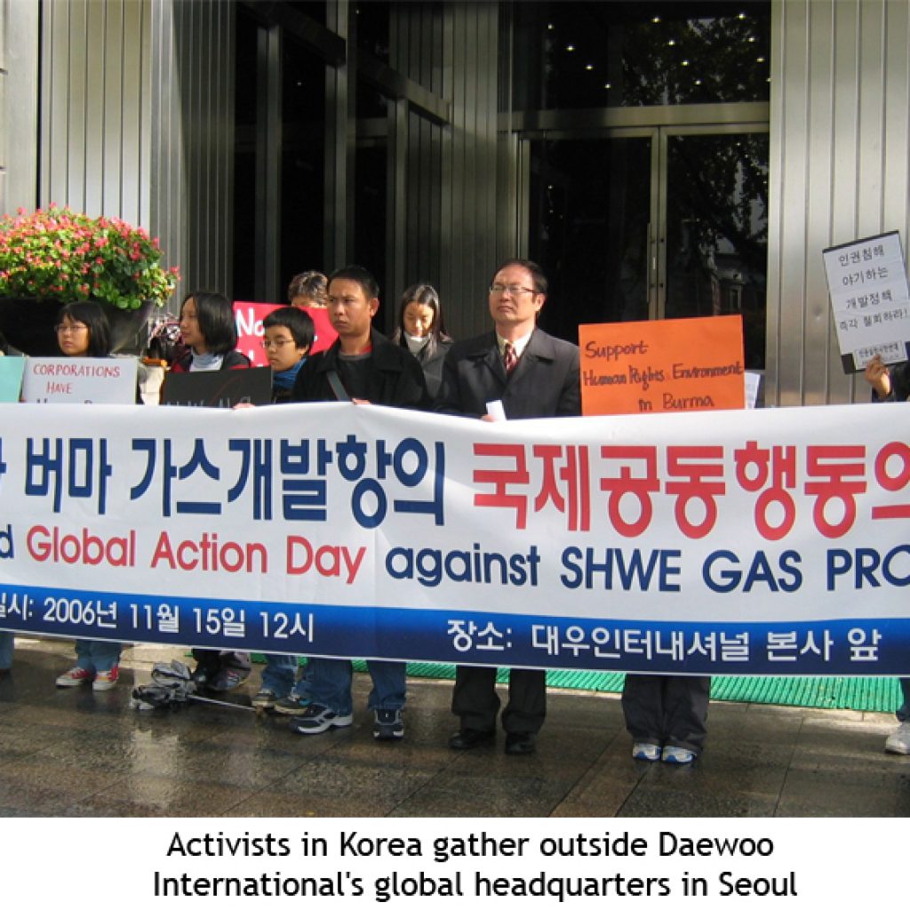 Protesters in Seoul call for greater respect for human rights in Burma