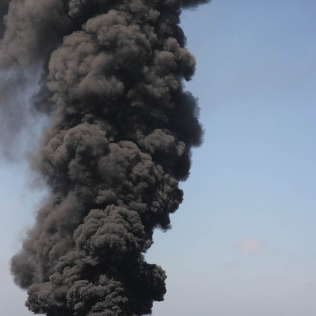 A controlled burn of surface oil after the Deepwater Horizon spill