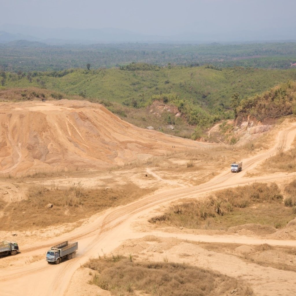 Heinda Tin mine, located next to Myaung Pyo village in Tanintharyi region.