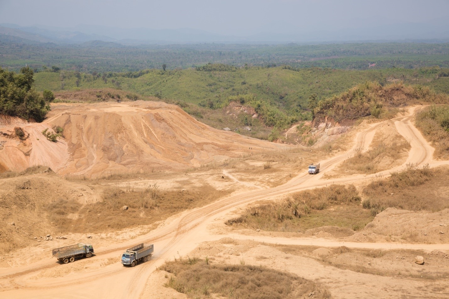 Heinda Tin mine, located next to Myaung Pyo village in Tanintharyi region.