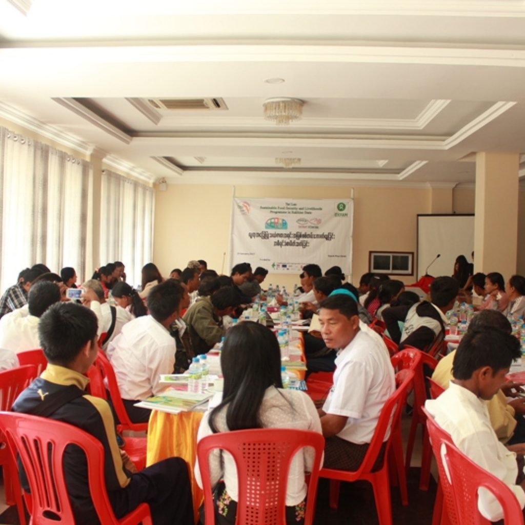 Nearly one hundred people from the KyaukPhyu Special Economic Zone area attended the report launch.