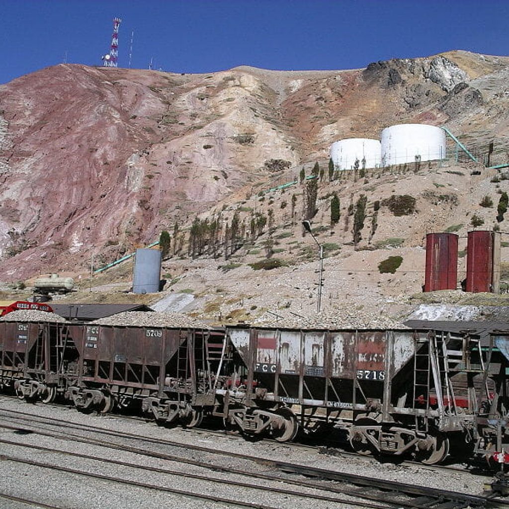 Railway Station in La Oroya, Peru