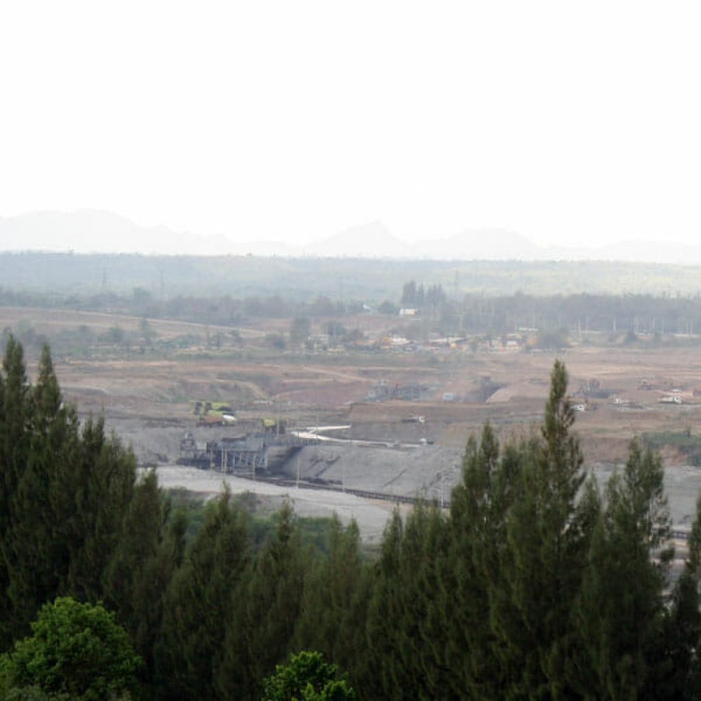 The Mae Moh lignite mine disfigures the surrounding landscape