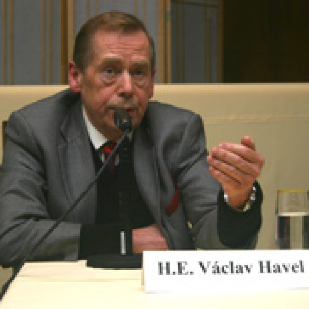 Czech President Vaclav Havel