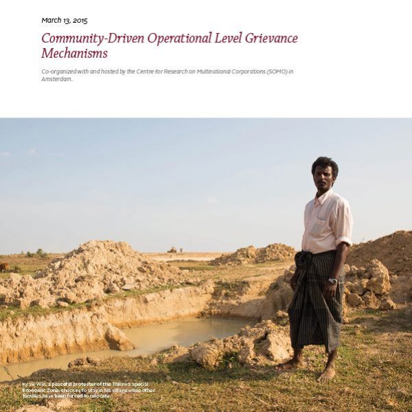 Community-Driven Operational Level Grievance Mechanisms Report
