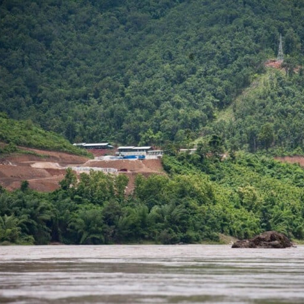 The site of the proposed Xayaburi dam